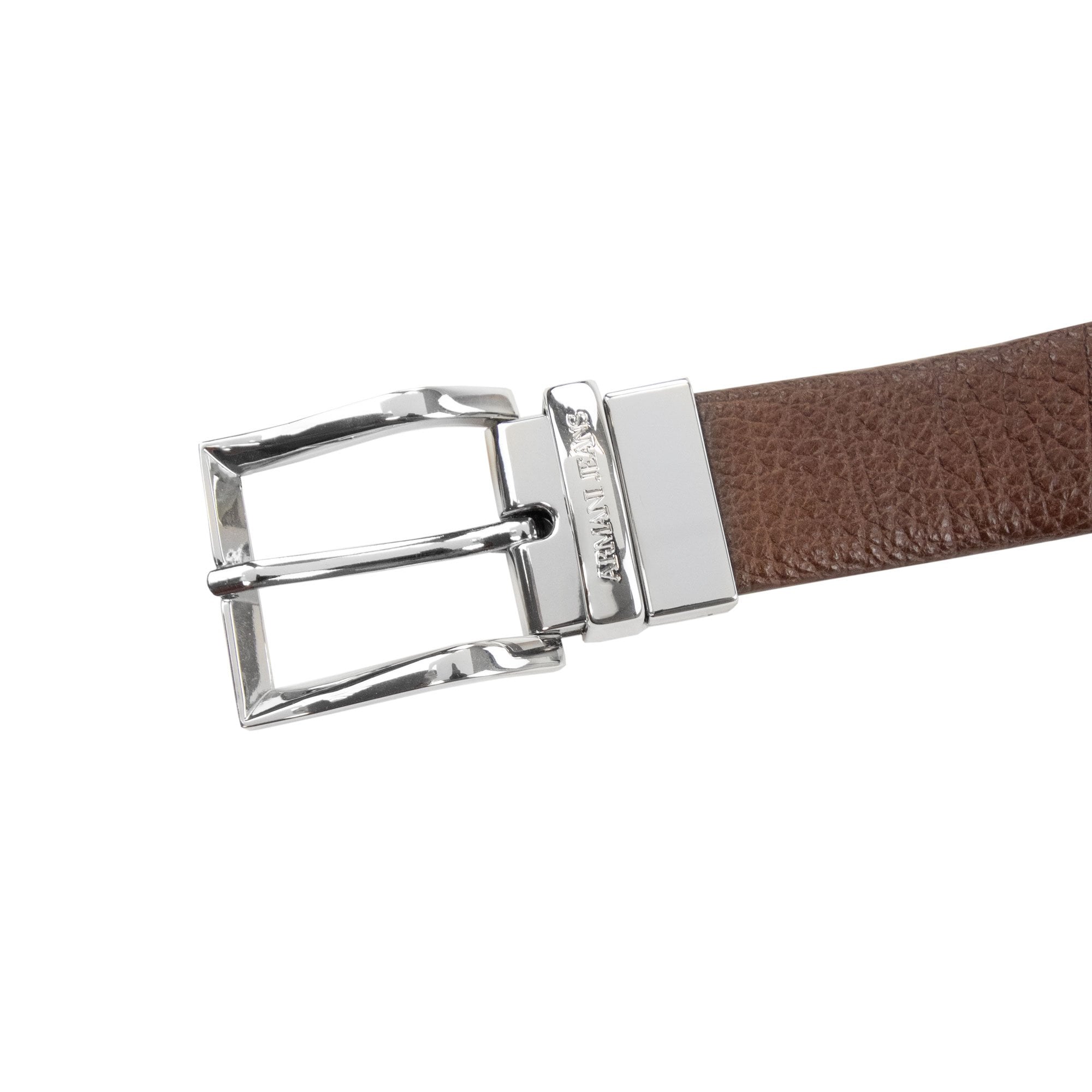 Emporio Armani Cintura Classic Belt Moro/nero