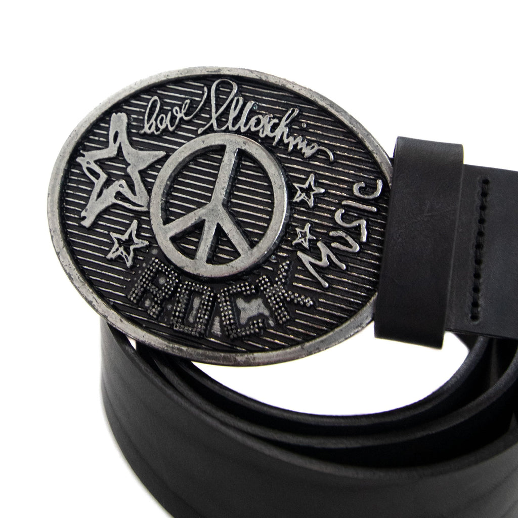 Love Moschino Rock Music Logo Belt Black