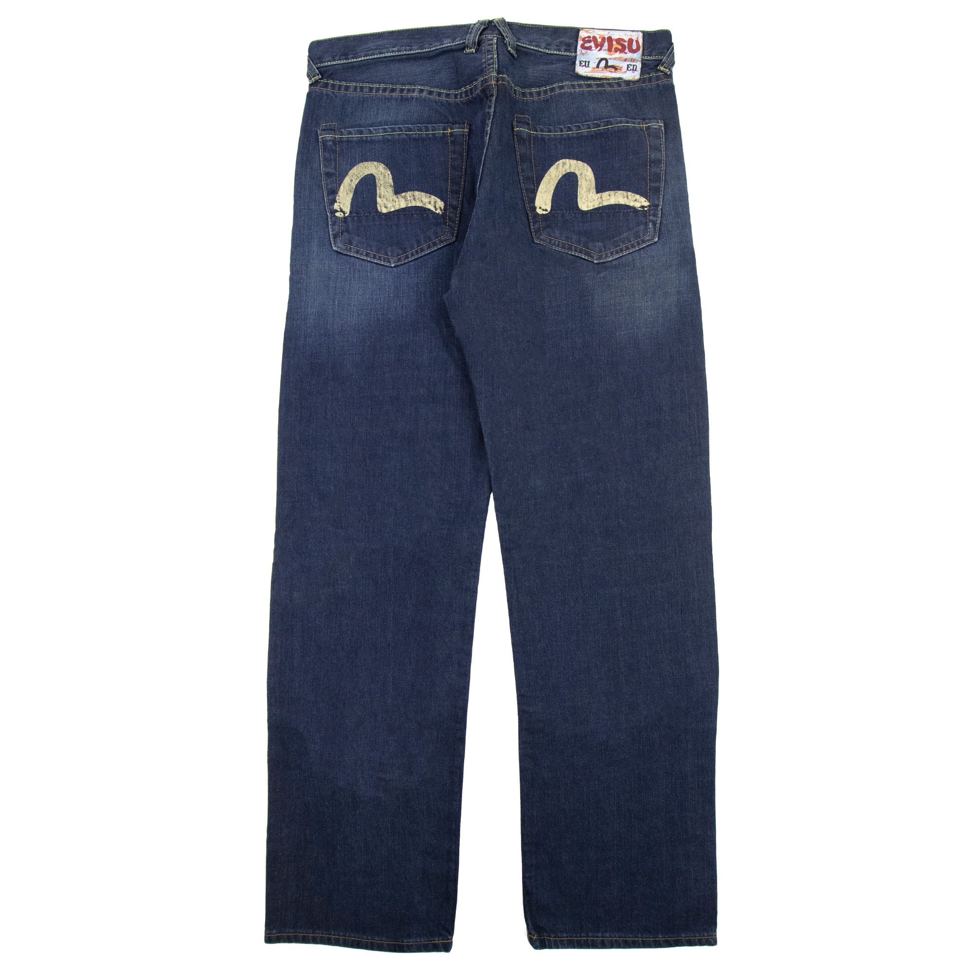 Evisu Seagull Print Slim Jean Dark Navy