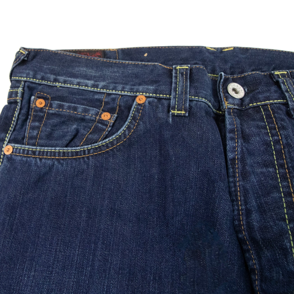 Evisu Seagull Print Slim Jean Dark Navy
