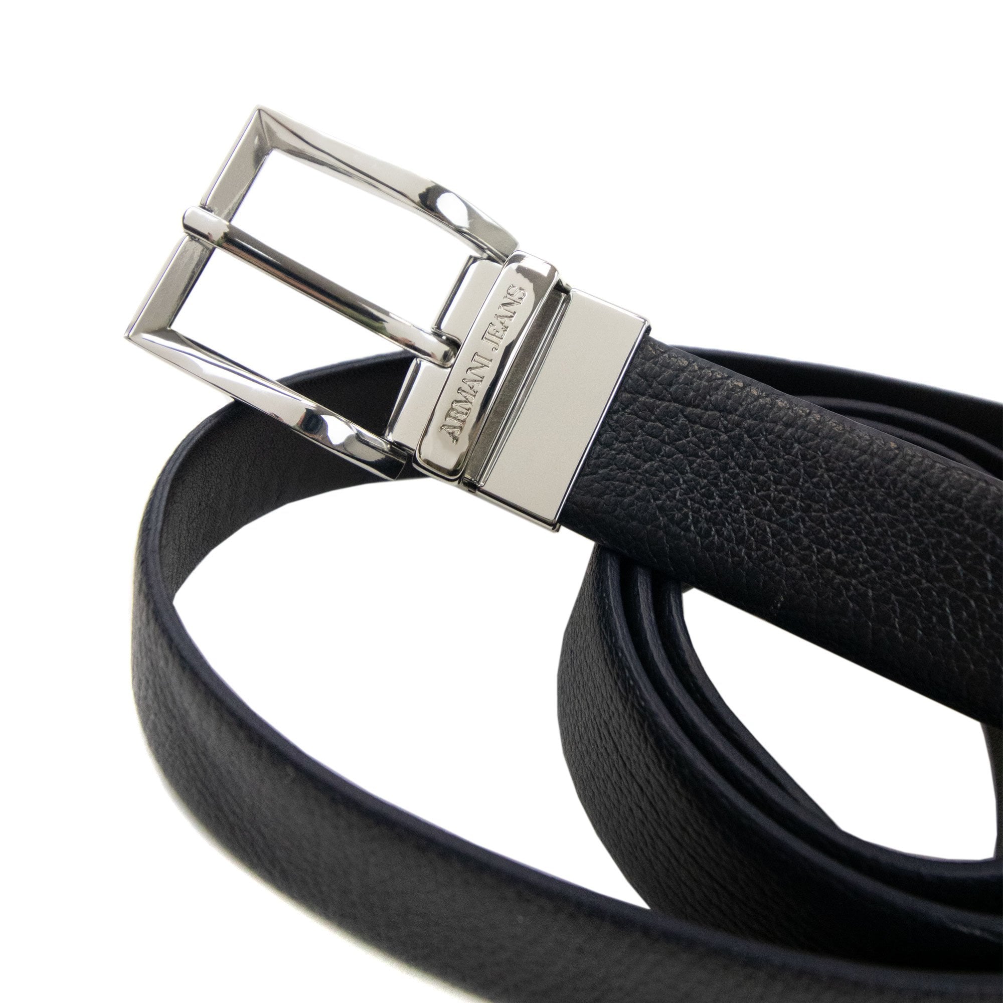 Emporio Armani Cintura Classic Belt Blue Nero