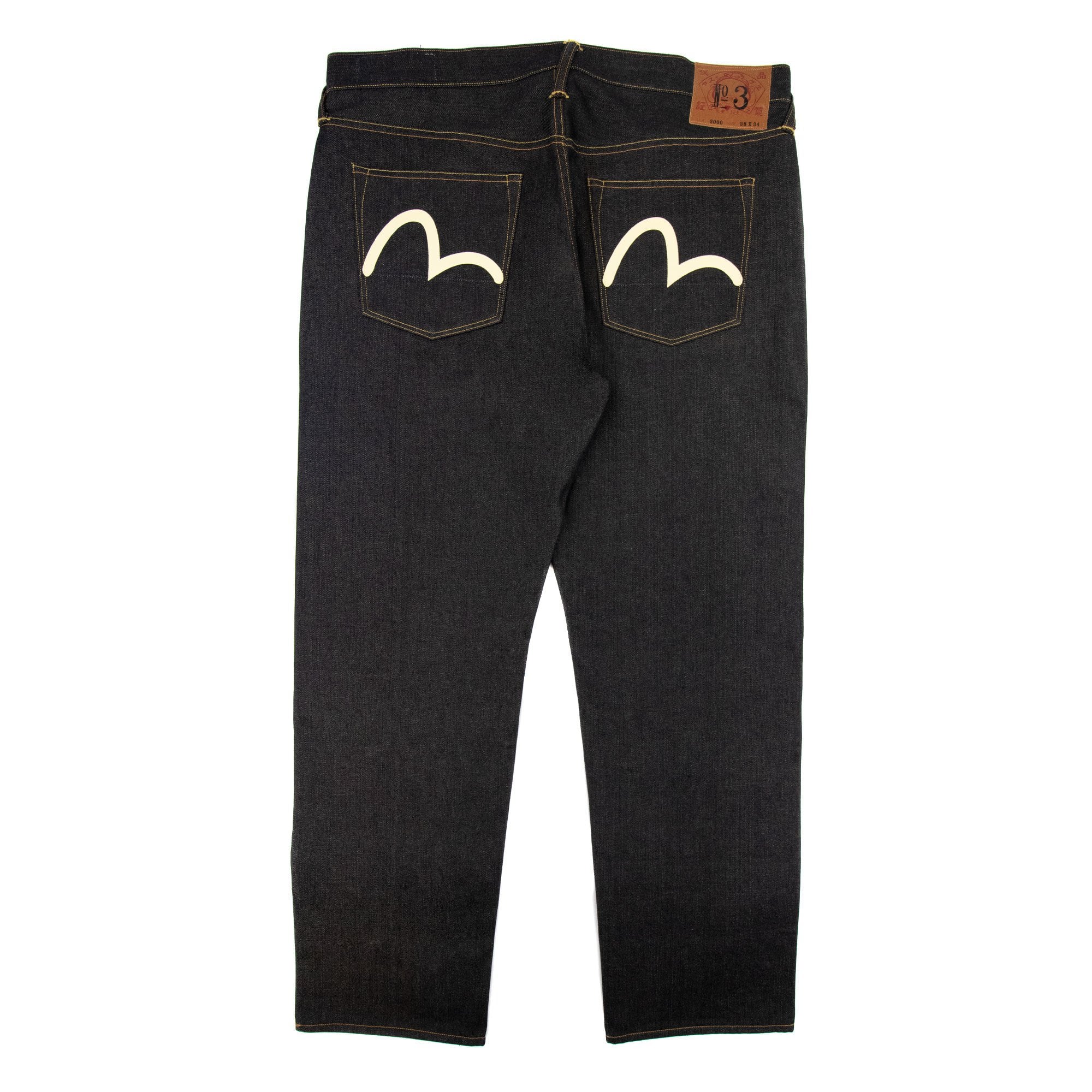 Evisu Hand Painted Seagull Selvedge Jean Dark Blue