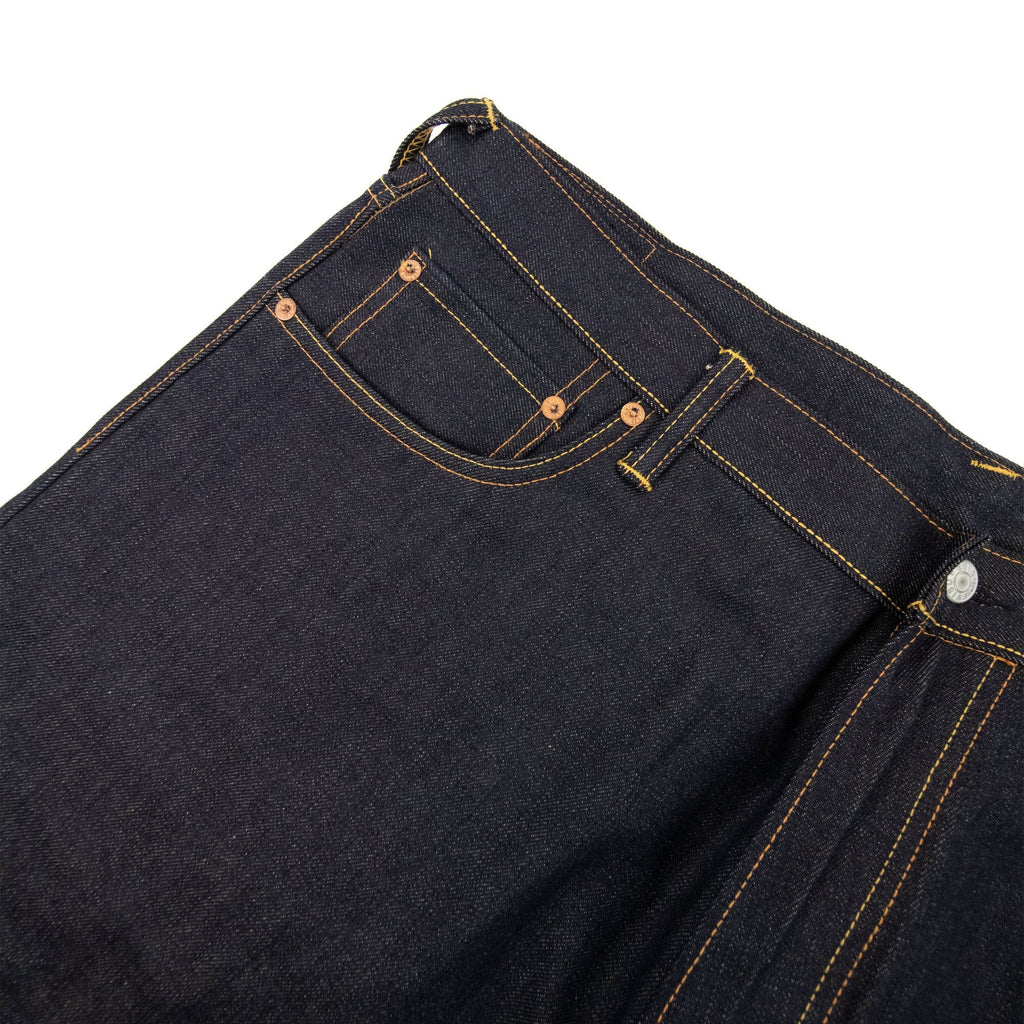 Evisu Multi Pockets Straight Leg Jean Dark Navy