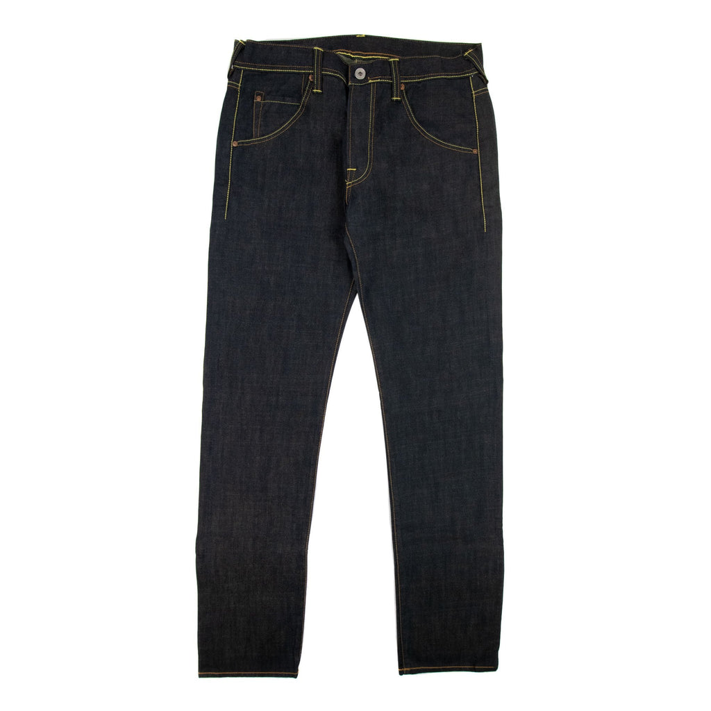 Evisu Seagull Print Gold Stich Jean Navy