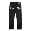 Evisu Seagull Print Gold Stich Jean Navy