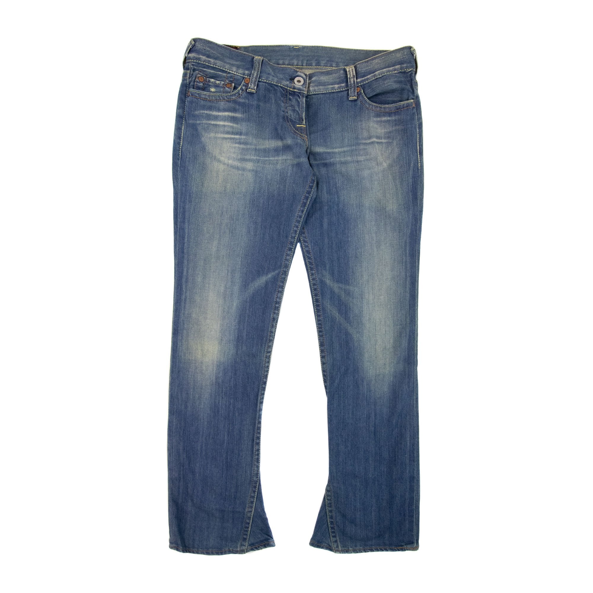 Evisu Seagull Print Pocket Zip Jean Denim