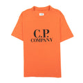 Cp Company Undersixteen Chest Logo Back Goggle T-shirt Harvest Pumpkin 439