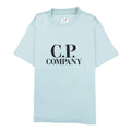 Cp Company Undersixteen Chest Logo Back Goggle T-shirt Mineral Blue 811