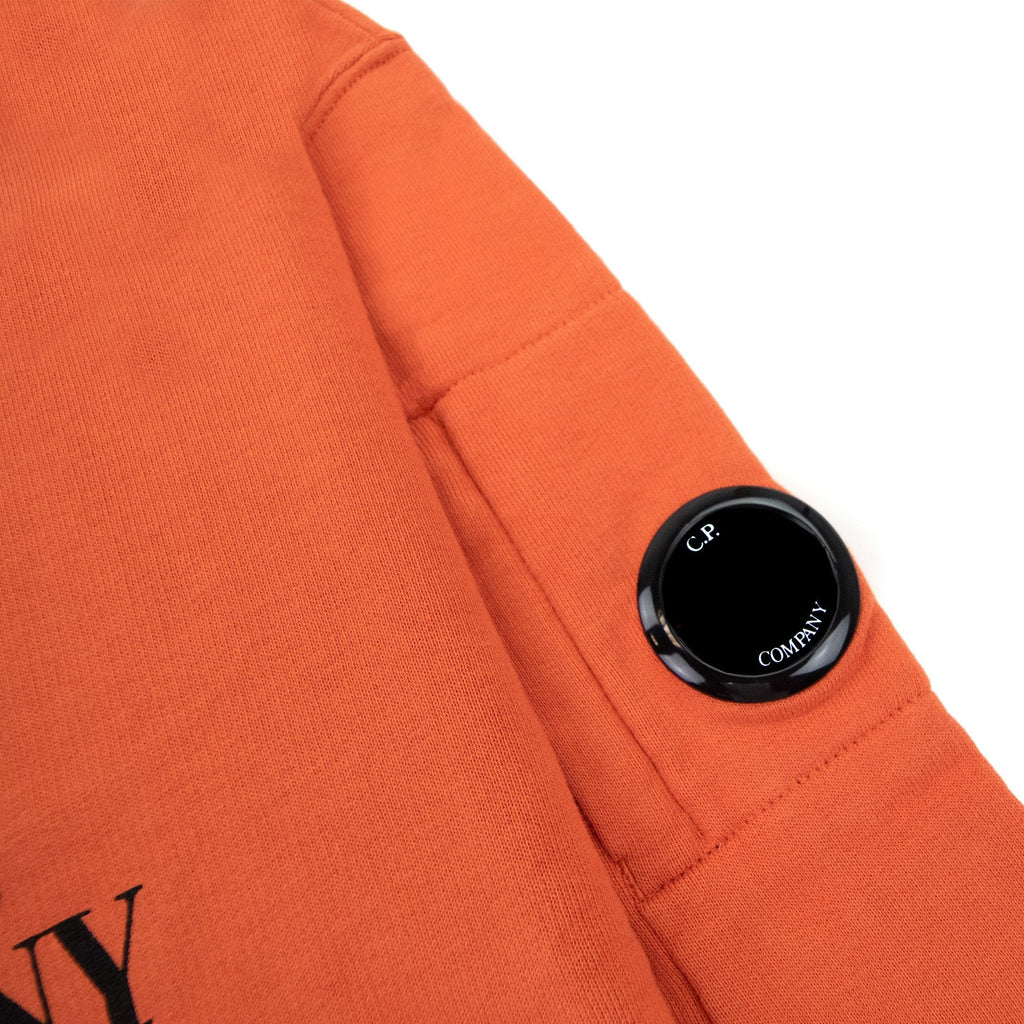 Cp Company Undersixteen Basic Lens Crewneck Sweatshirt Harvest Pumpkin 439