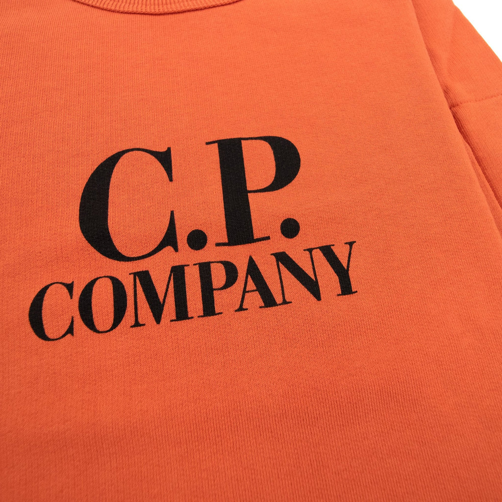 Cp Company Undersixteen Basic Lens Crewneck Sweatshirt Harvest Pumpkin 439