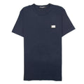 Dolce & Gabbana Branded Tag Cotton T Shirt Navy B0665