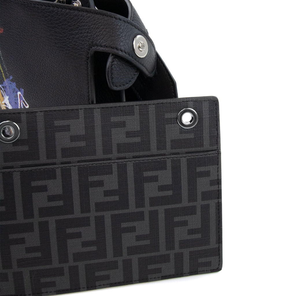 Fendi Peekaboo Top Handle Bag Black