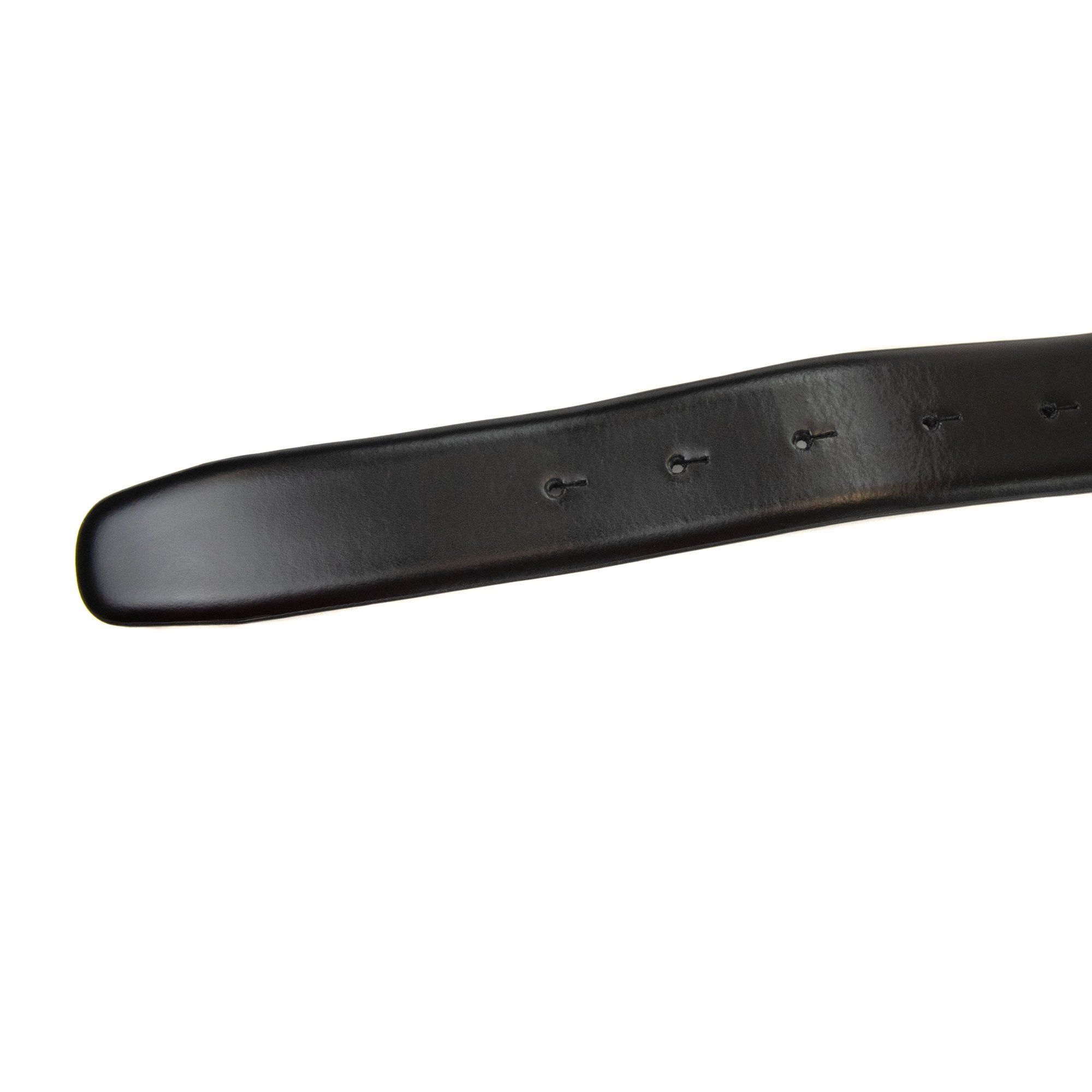 Versace Collection Silver Medusa Clasp Belt Black/silver