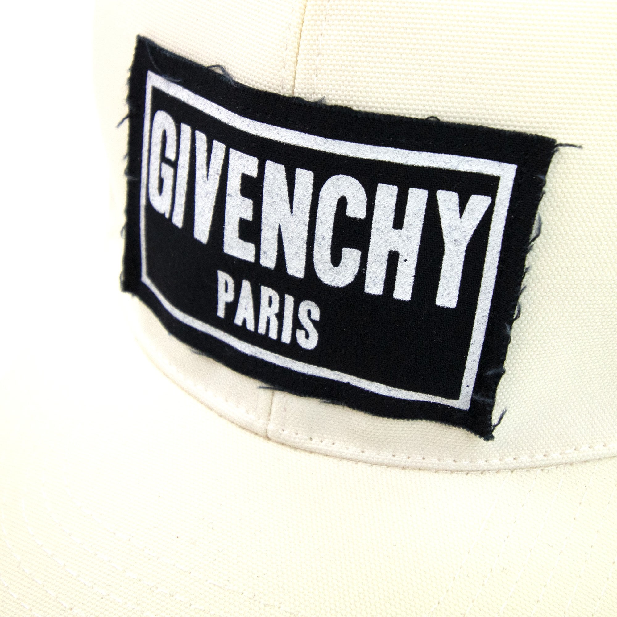 Givenchy Box Logo Cap White/black