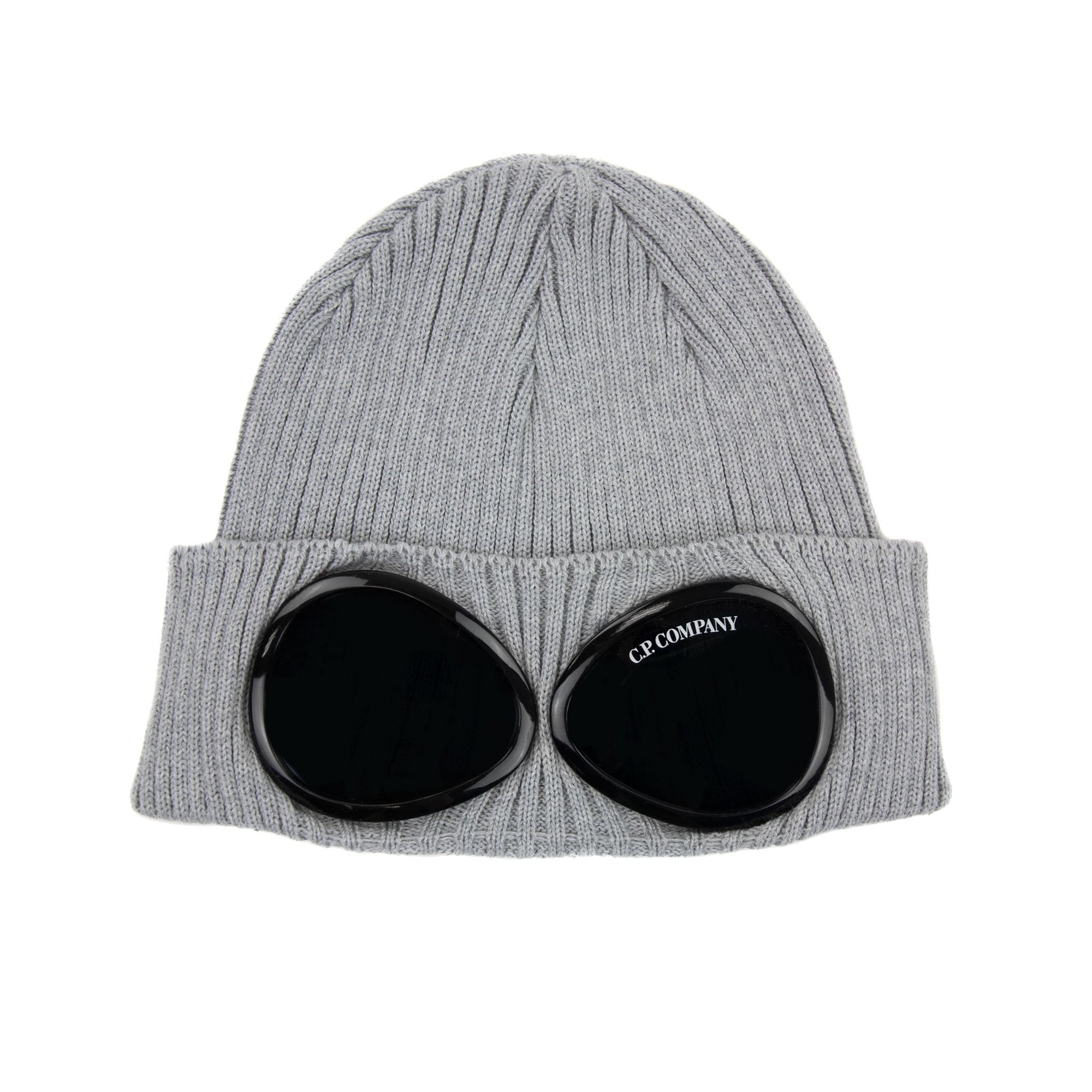 Cp Company Undersixteen Knitted Goggle Hat Grey M93