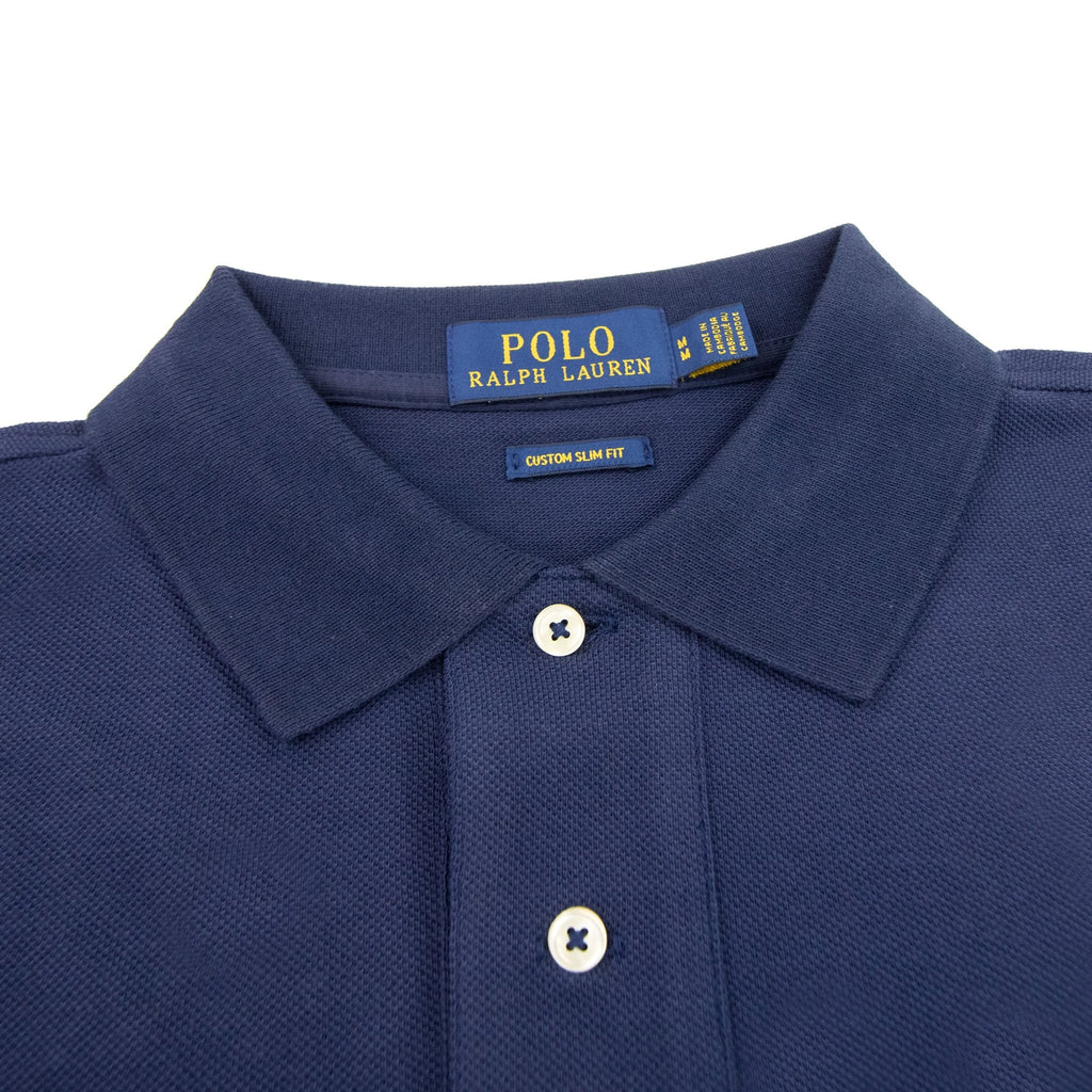 Polo Ralph Lauren Big Pony Custom Slim Fit Polo Navy