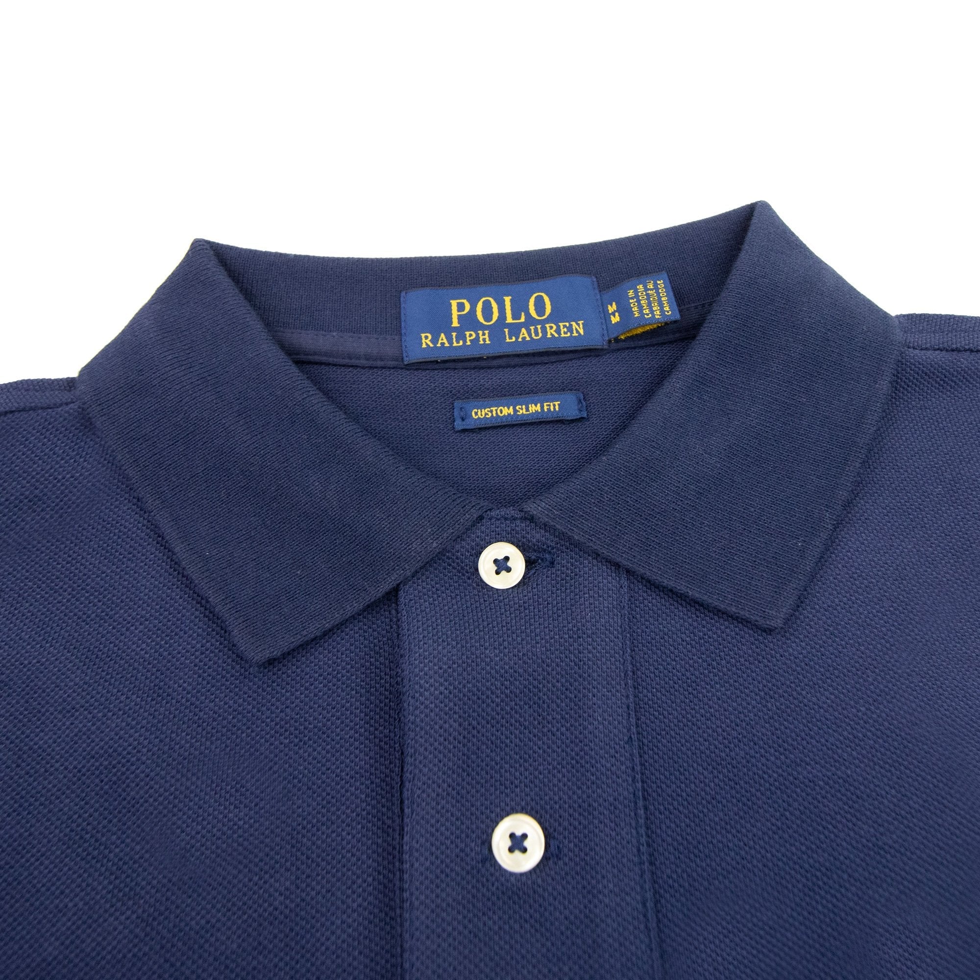 Polo Ralph Lauren Big Pony Custom Slim Fit Polo Navy