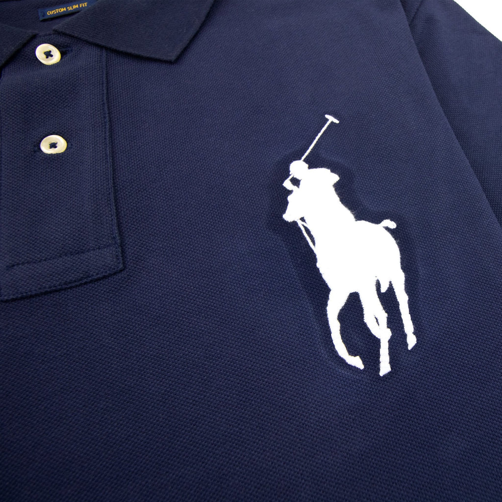 Polo Ralph Lauren Big Pony Custom Slim Fit Polo Navy