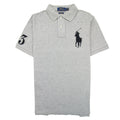 Polo Ralph Lauren Big Pony Custom Slim Fit Polo Heather Grey