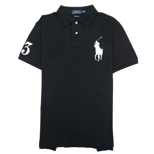 Polo Ralph Lauren Big Pony Custom Slim Fit Polo Black | ONU – Onu