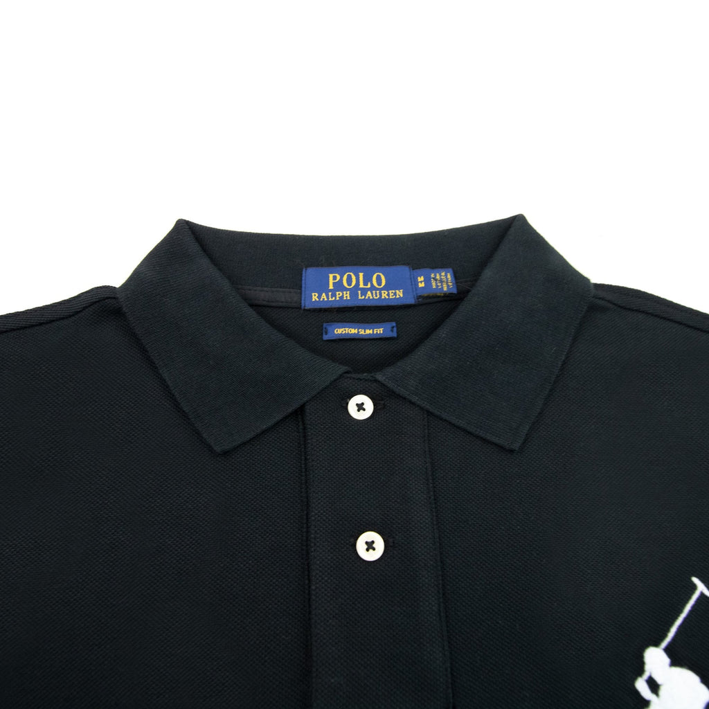 Polo Ralph Lauren Big Pony Custom Slim Fit Polo Black