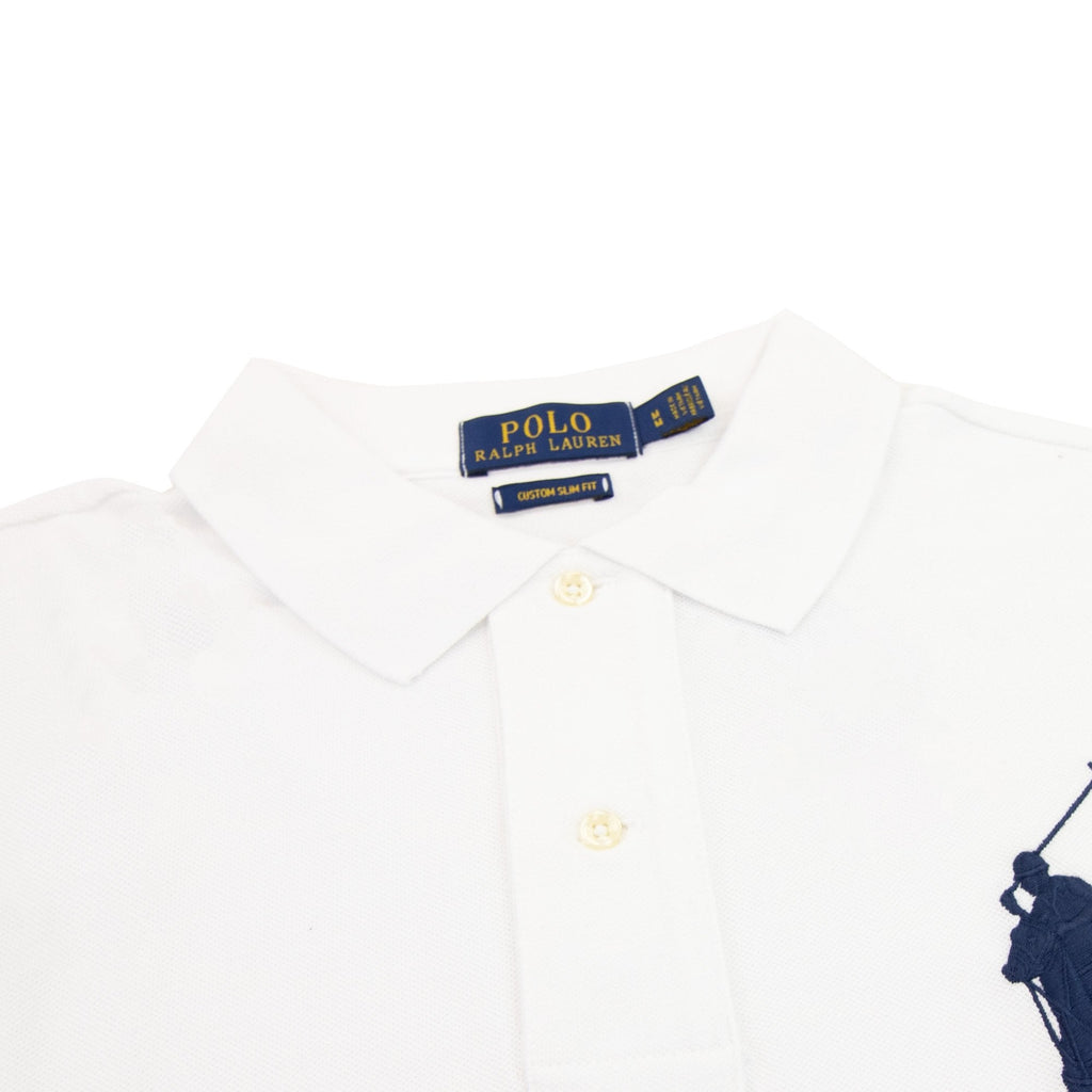 Polo Ralph Lauren Big Pony Custom Slim Fit Polo White
