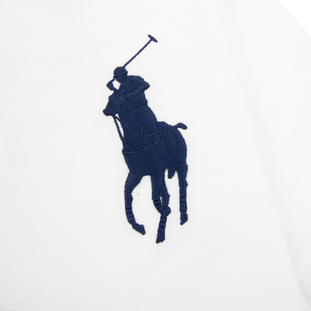 Polo Ralph Lauren Big Pony Custom Slim Fit Polo White