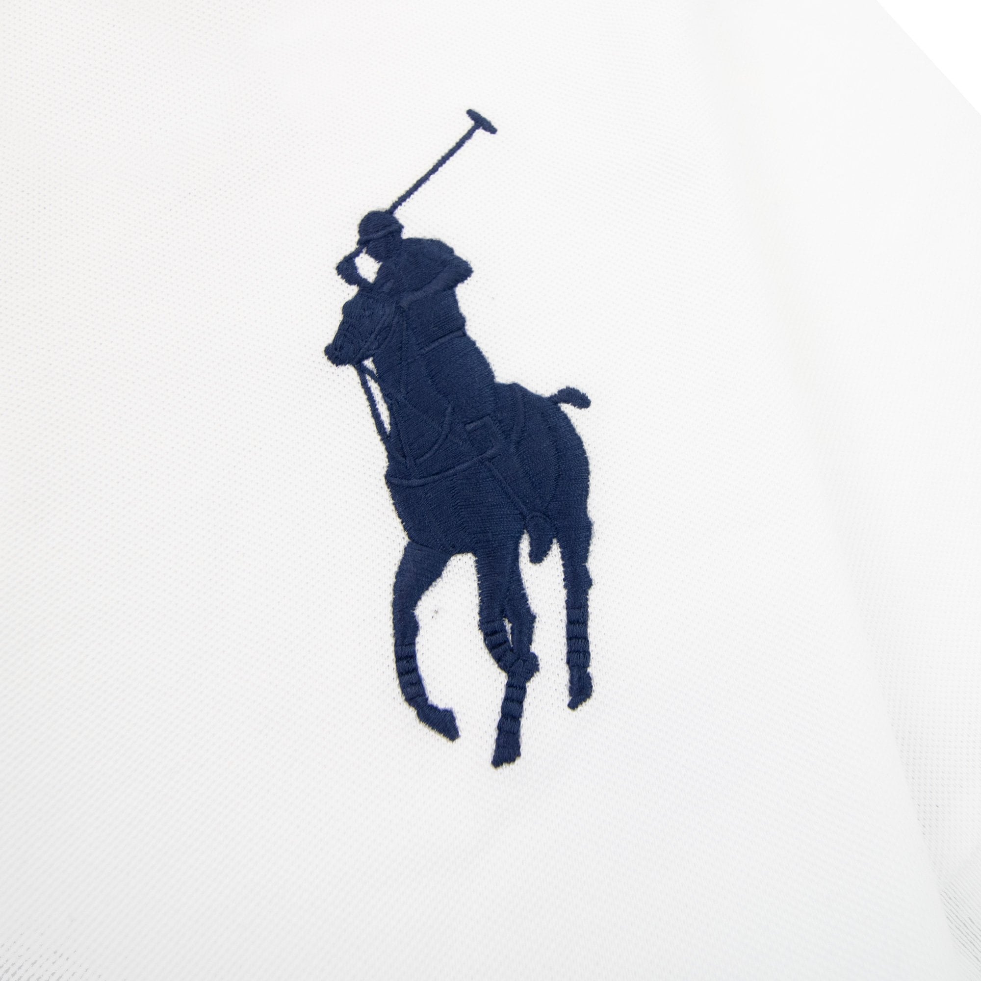 Polo Ralph Lauren Big Pony Custom Slim Fit Polo White