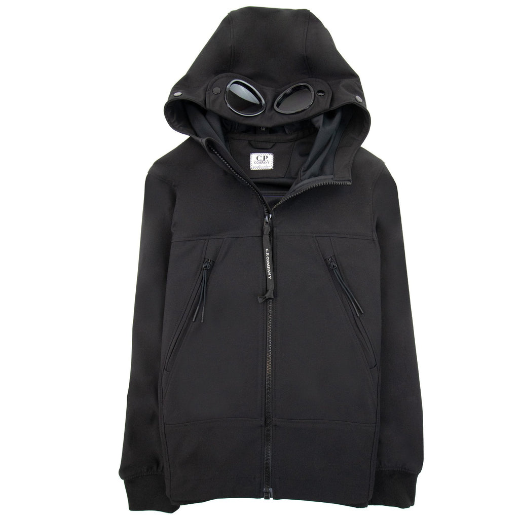 Cp Company Undersixteen Soft Shell Google Jacket Black