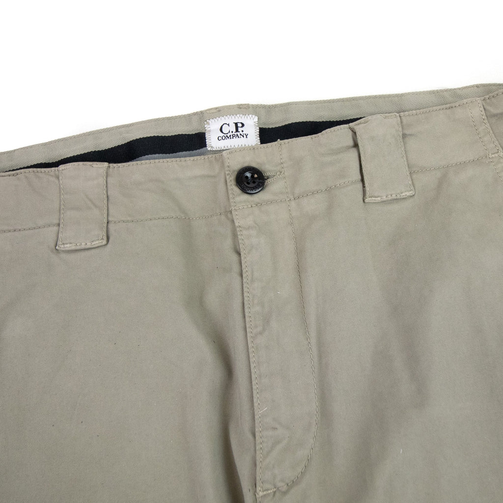 Cp Company Stretch Satin Gargo Pants Silver Sage 335