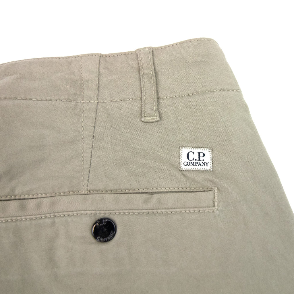 Cp Company Stretch Satin Gargo Pants Silver Sage 335