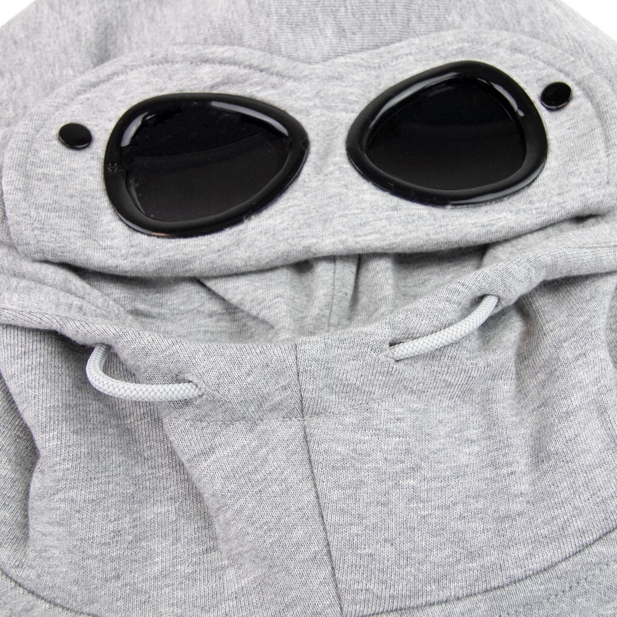Cp Company Diagonal Raised Fleece Hoodied Sweatshirt Grey M93
