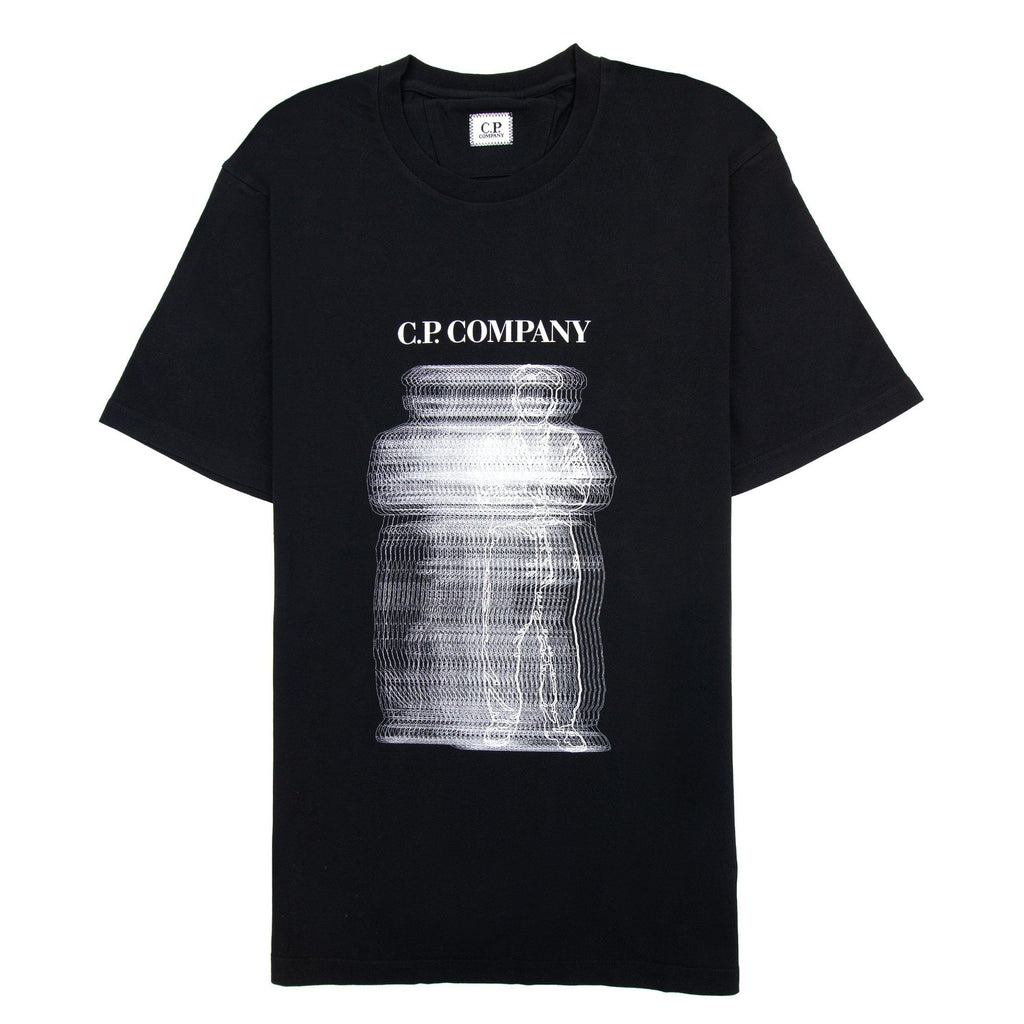 Cp Company 30/1 Blurry British Sailor T Shirt Black 999