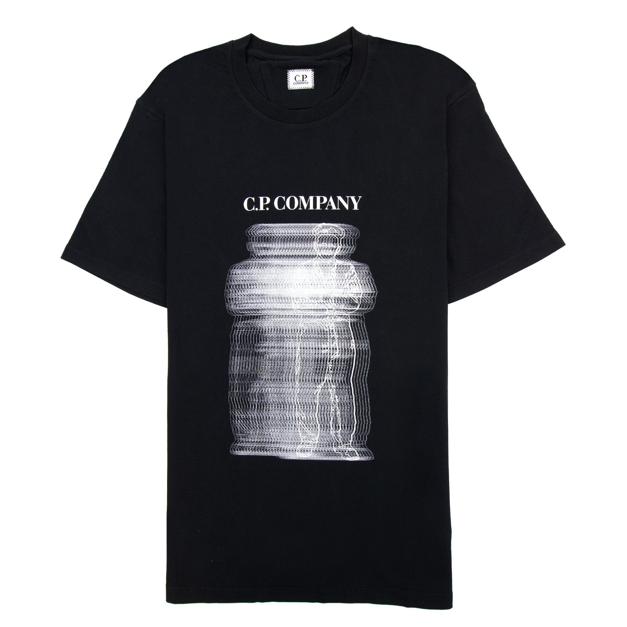 Cp Company 30/1 Blurry British Sailor T Shirt Black 999