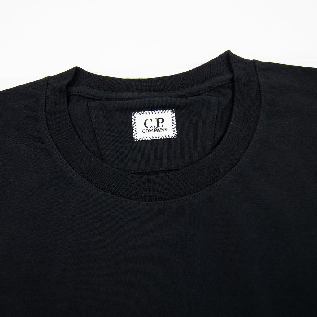 Cp Company 30/1 Blurry British Sailor T Shirt Black 999