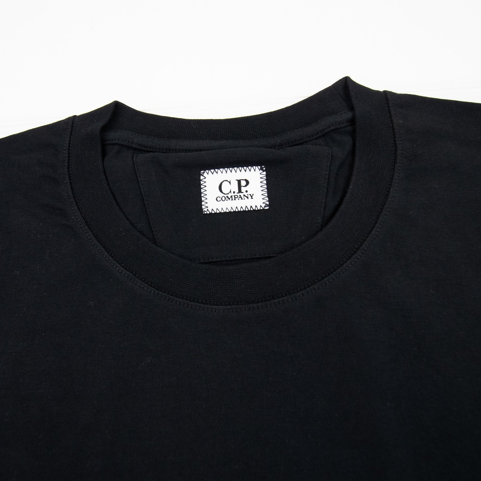 Cp Company 30/1 Blurry British Sailor T Shirt Black 999