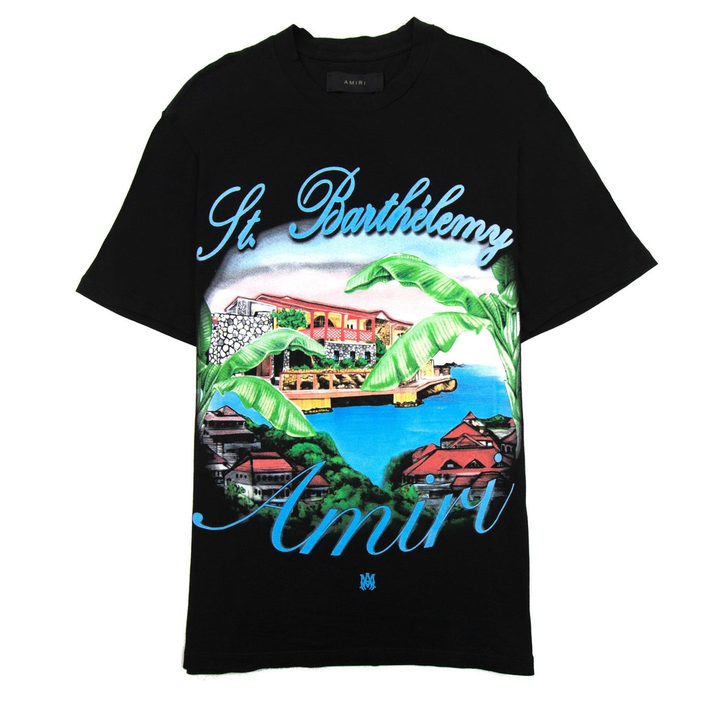 Amiri Eden Rock Airbrush T Shirt Black