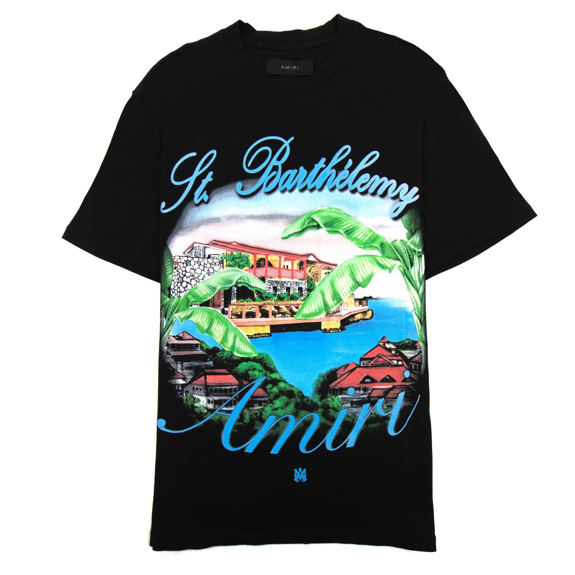Amiri Eden Rock Airbrush T Shirt Black