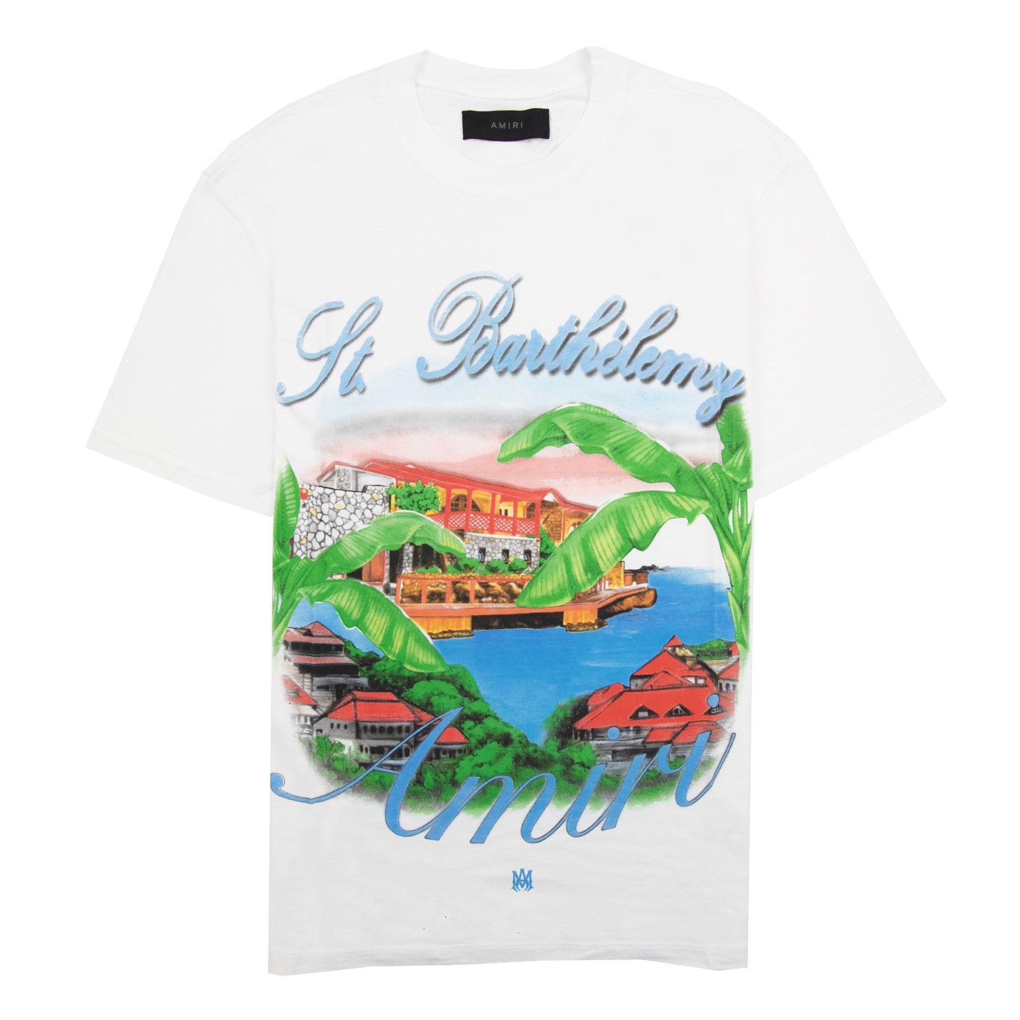 Amiri Eden Rock Airbrush T Shirt White