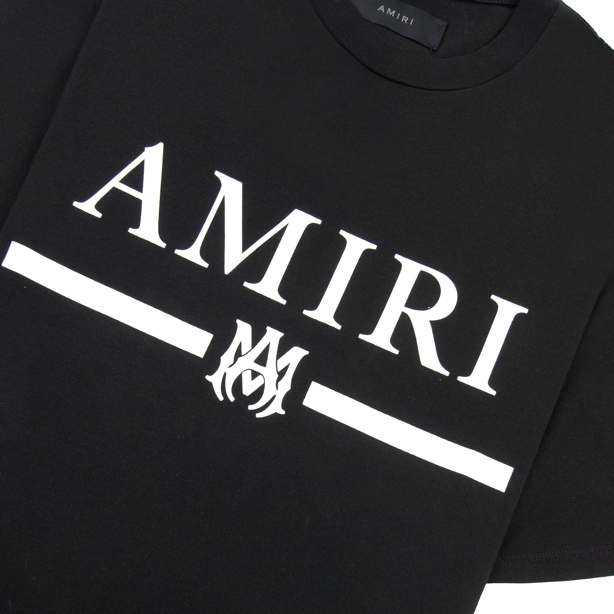 Amiri Ma Bar Logo T Shirt Black