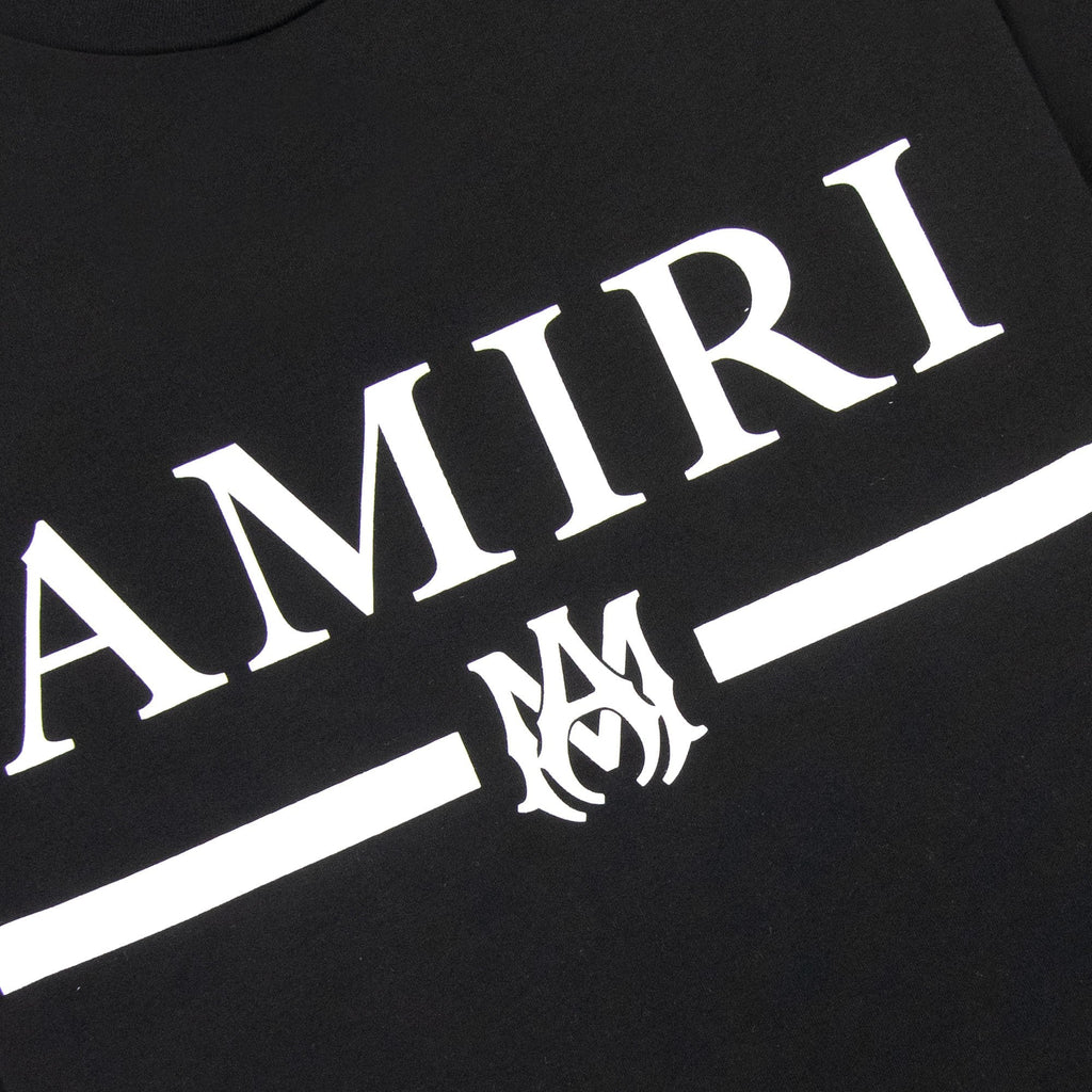 Amiri Ma Bar Logo T Shirt Black