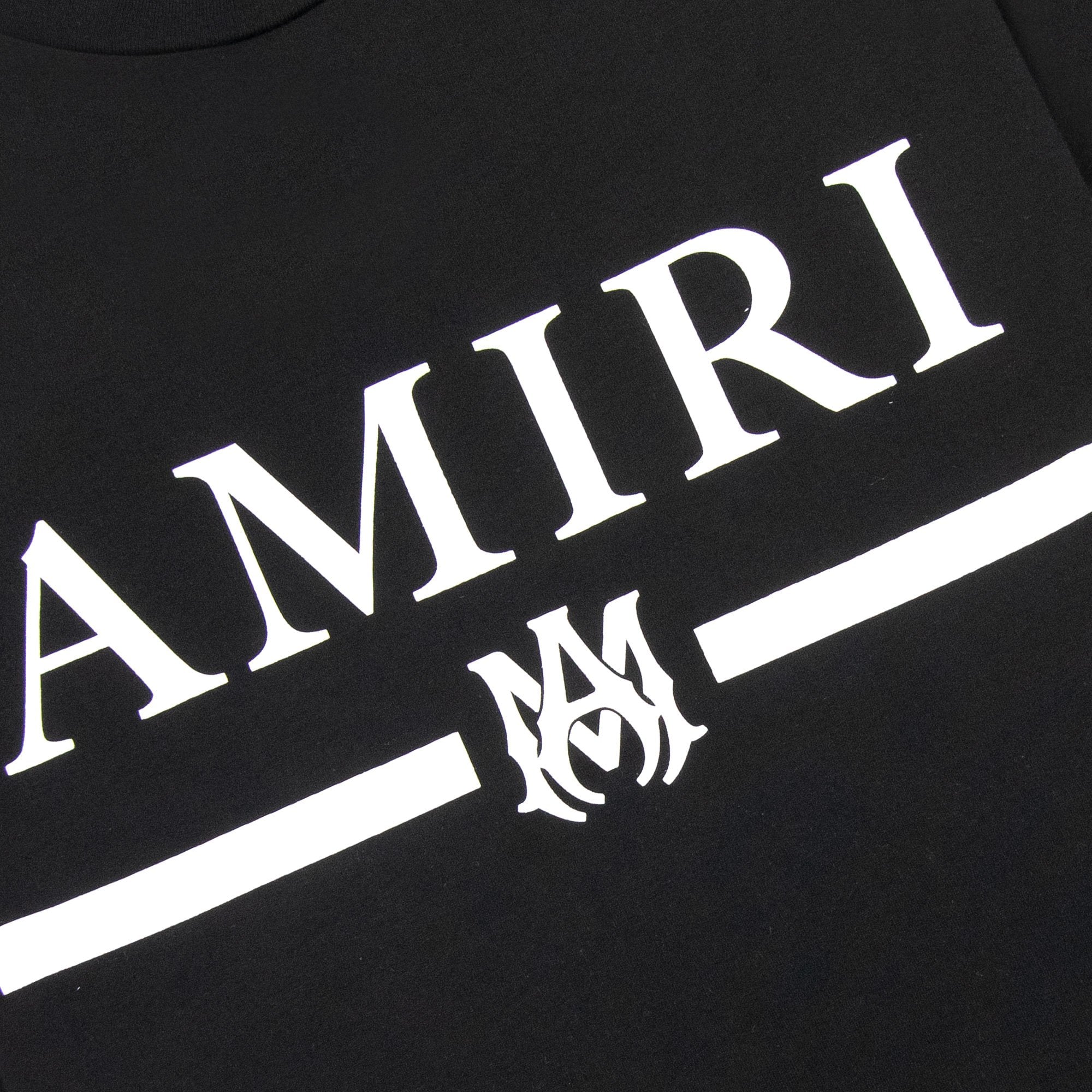 Amiri Ma Bar Logo T Shirt Black