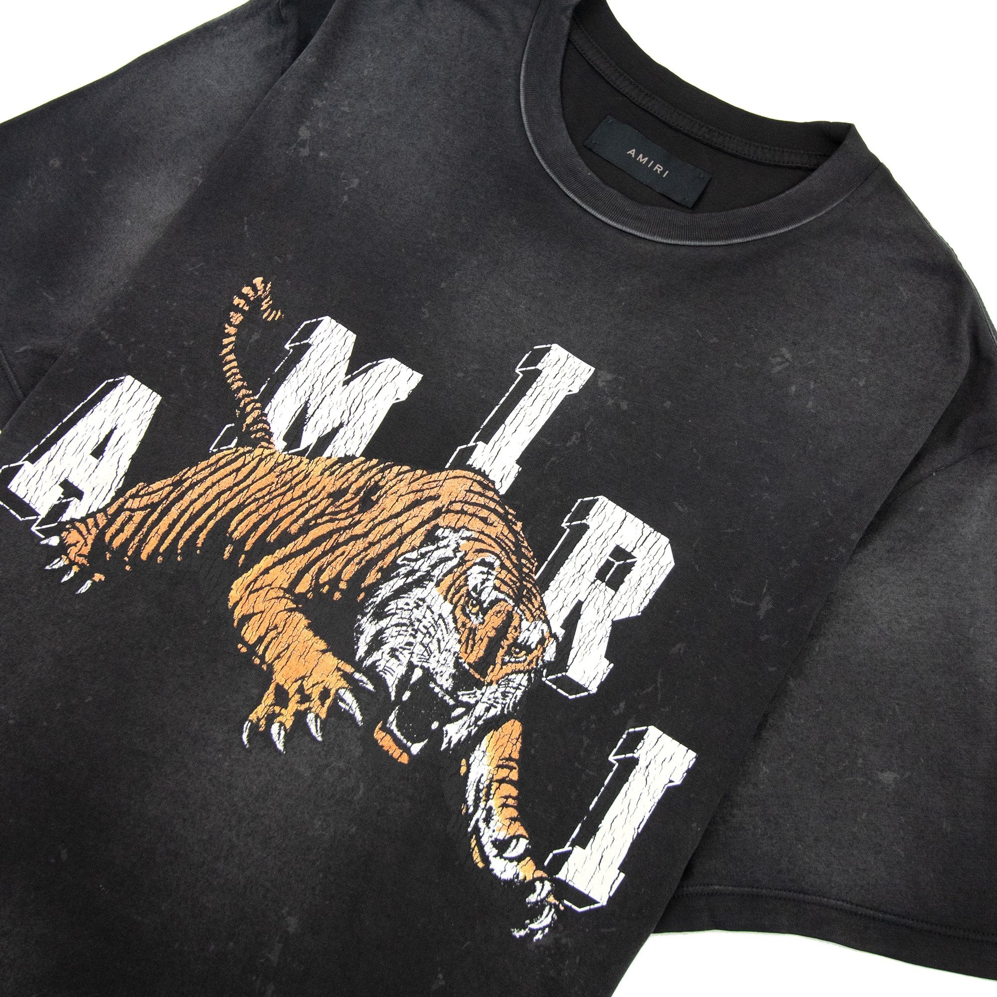 Amiri Vintage Tiger T Shirt Black
