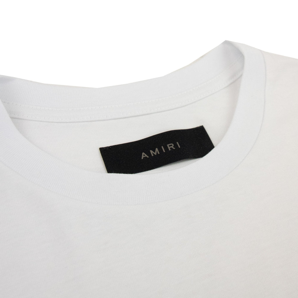 Amiri Floral Logo T Shirt White