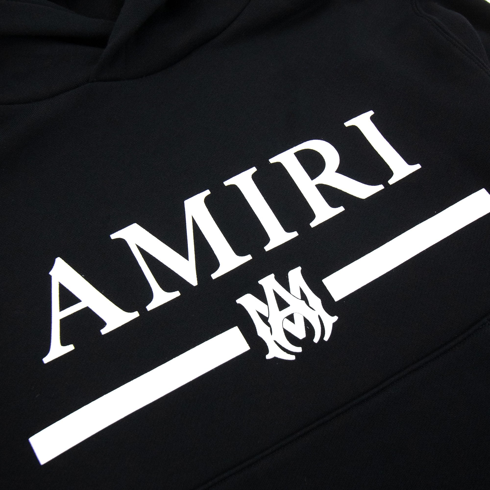 Amiri Ma Bar Logo Hoodie Black