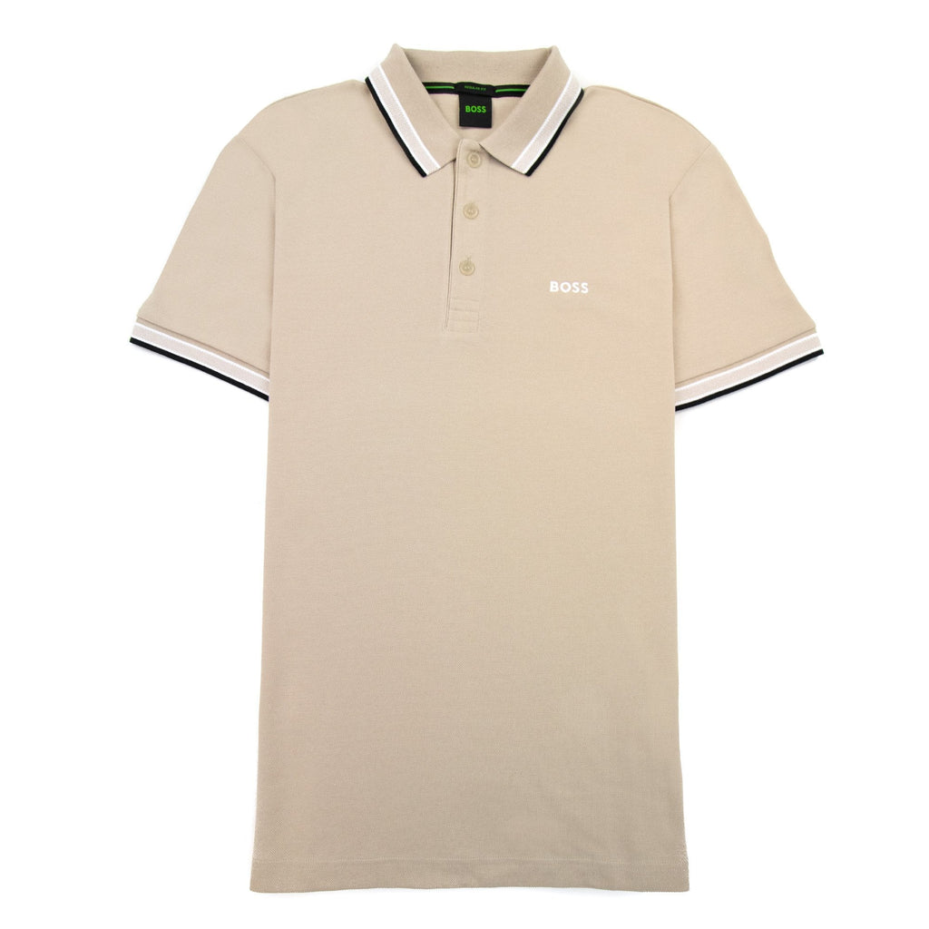 Hugo Boss Paddy Embroidered Logo Polo Beige 269