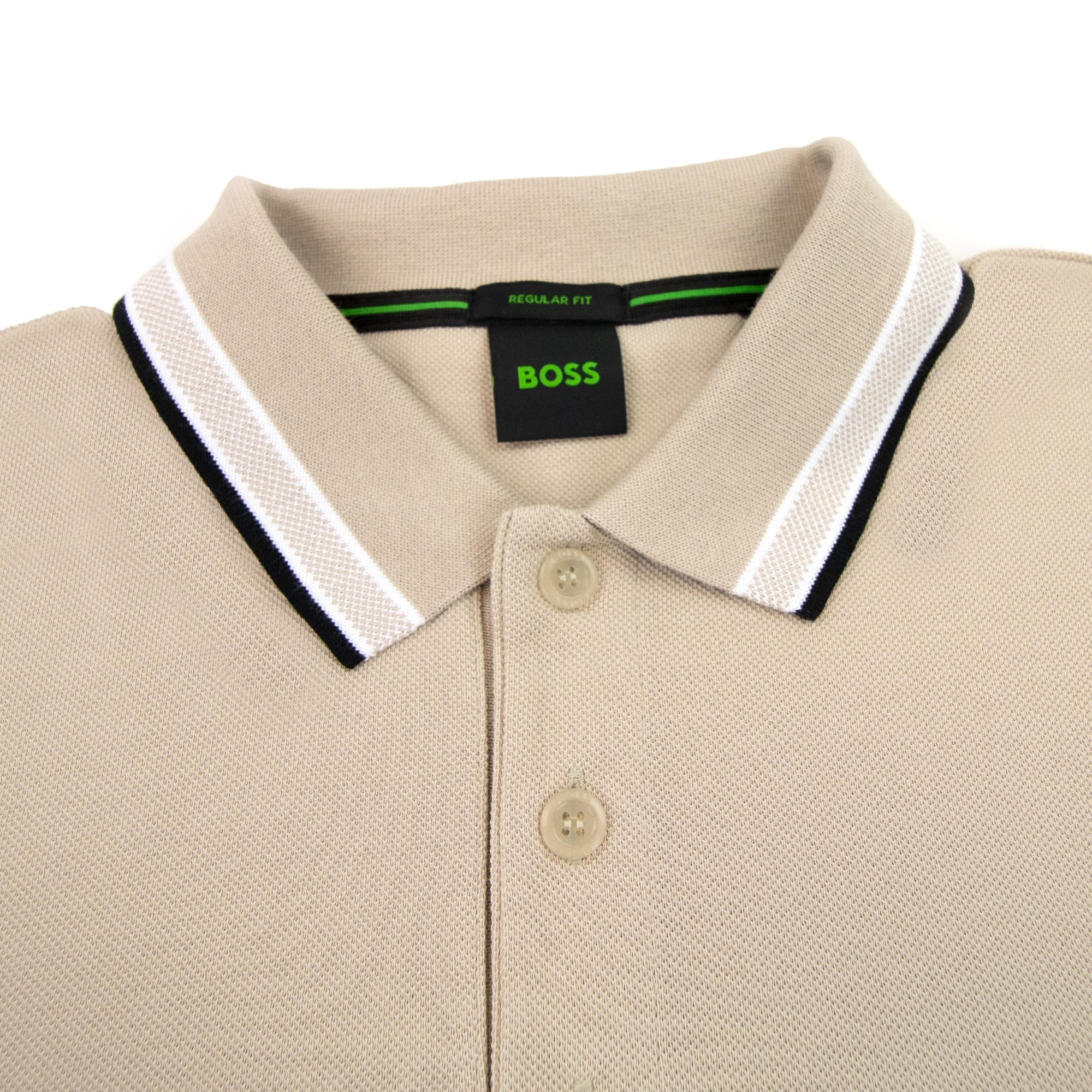 Hugo Boss Paddy Embroidered Logo Polo Beige 269