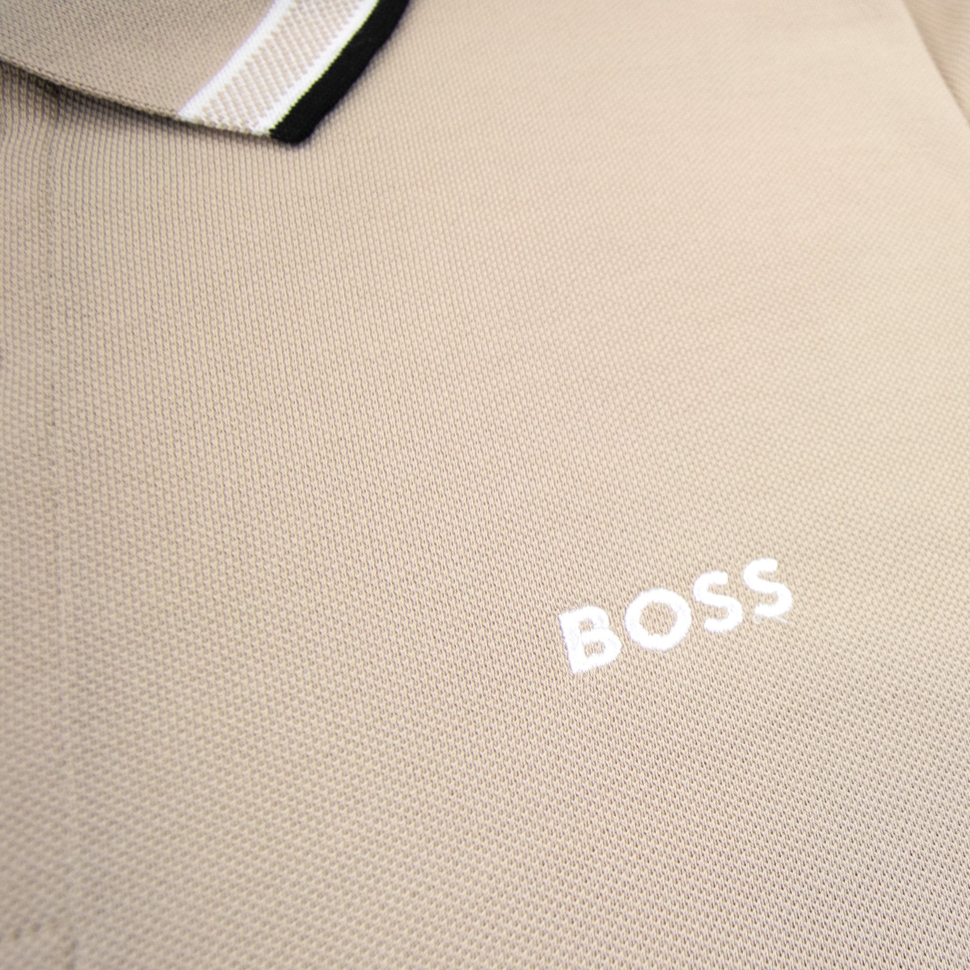 Hugo Boss Paddy Embroidered Logo Polo Beige 269