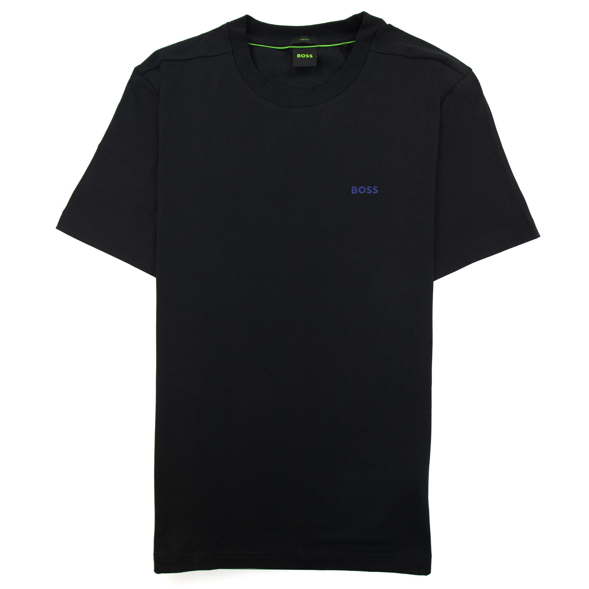 Hugo Boss Contrast Printed Logo Tee Black 004
