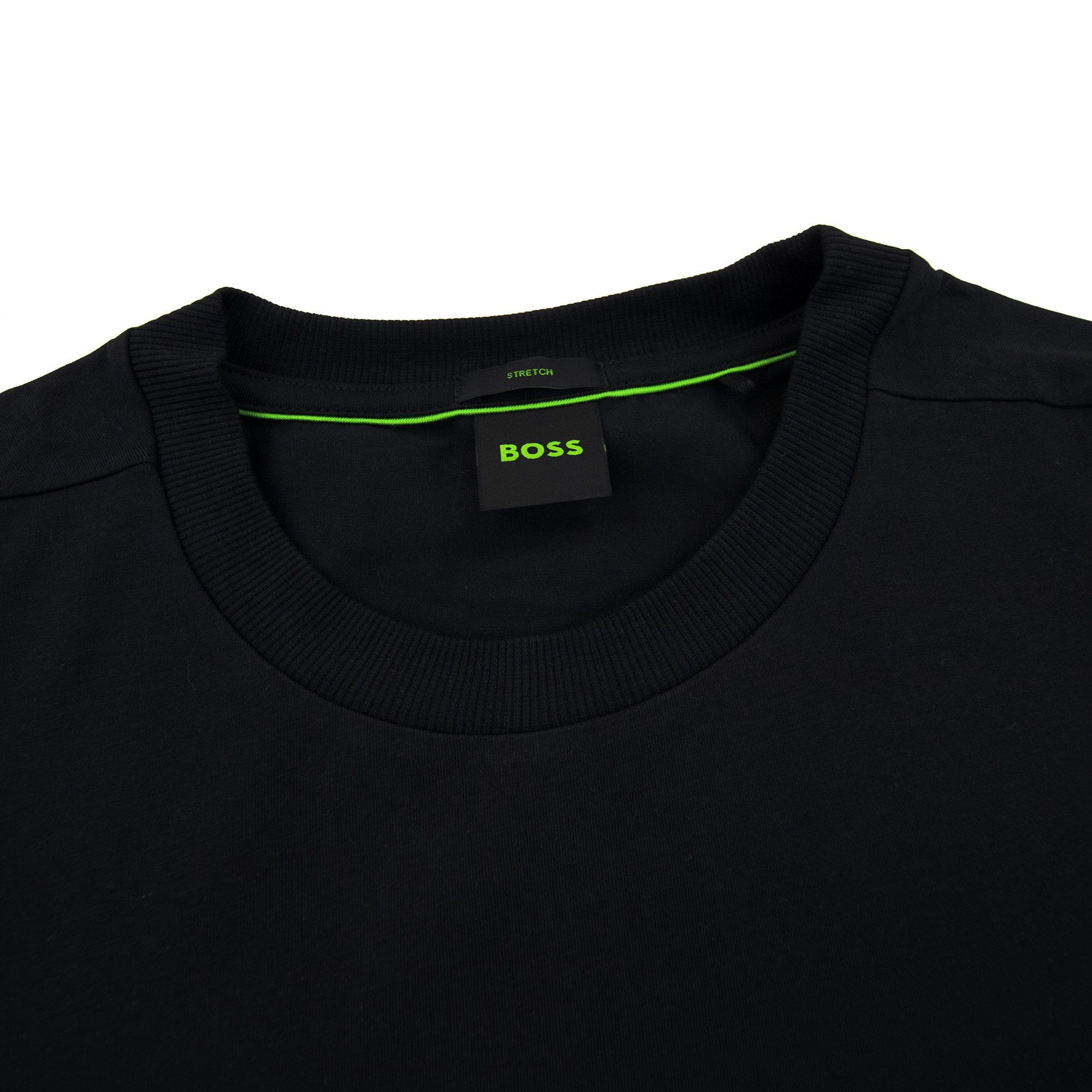Hugo Boss Contrast Printed Logo Tee Black 004